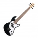 Kala U-Bass Solid Body Fretted, Jet Black