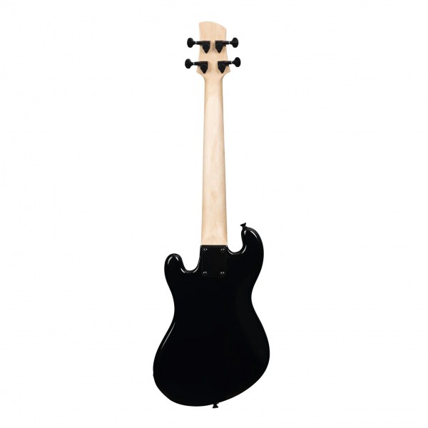 Kala U-Bass Solid Body Fretted, Jet Black at Gear4music