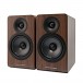 Acoustic Energy AE100 MK2 Bookshelf Speakers (Pair), Walnut - angled