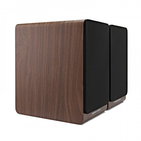 Acoustic Energy AE100 MK2 Bookshelf Speakers (Pair), Walnut - side