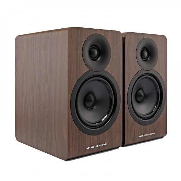 Acoustic Energy AE100 MK2 Bookshelf Speakers (Pair), Walnut at AV.com