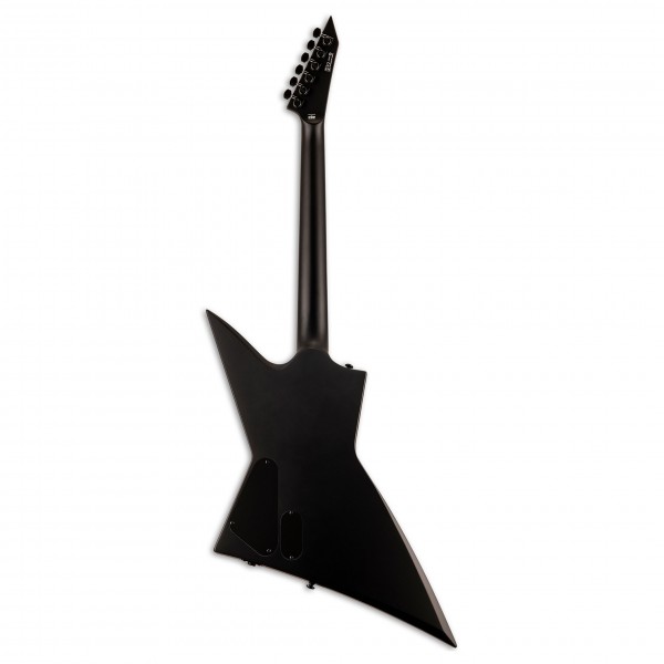 ESP LTD EX Black Metal, Black Satin back