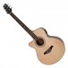 Single Cutaway Left Handed Electro Acoustic Guitar by Gear4music