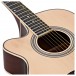 Single Cutaway Left Handed Electro Acoustic Guitar by Gear4music