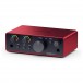 Focusrite Scarlett Solo 4th Gen Audio Interface - Angled Focusrite Scarlett Solo 4th Gen Audio Interface - Angled