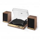 Crosley C72 Turntable with Speakers, Walnut
