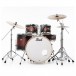Pearl Decade Maple Pro Drum Kit w/Sabian XSRs, Satin Brown Burst - Front