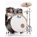 Pearl Decade Maple Pro Drum Kit w/Sabian XSRs, Satin Brown Burst - Bass Drum