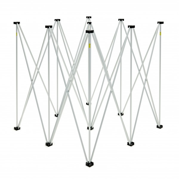 1m x 1m Portable Stage Kit by Gear4music, 80cm