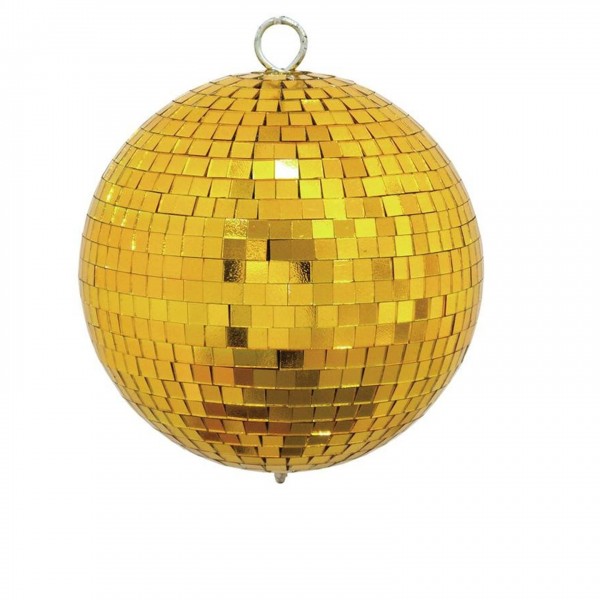 Eurolite 15cm Mirror Ball; Gold