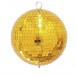 Eurolite 20cm Mirror Ball, Gold