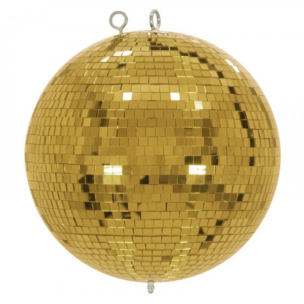 Eurolite 30cm Mirror Ball; Gold