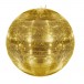 Eurolite 75 cm zrkadlová guľa; Gold