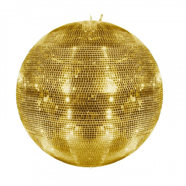 Eurolite 100cm Mirror Ball; Gold