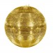 Eurolite 100cm Mirror Ball, Gold