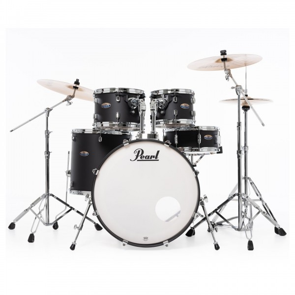 Pearl Decade Maple 22" Am. Fusion Shell Pack, Slate Black - Front