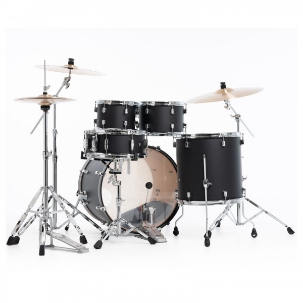 Pearl Decade Maple 22" Am. Fusion Shell Pack, Slate Black - Rear Angle