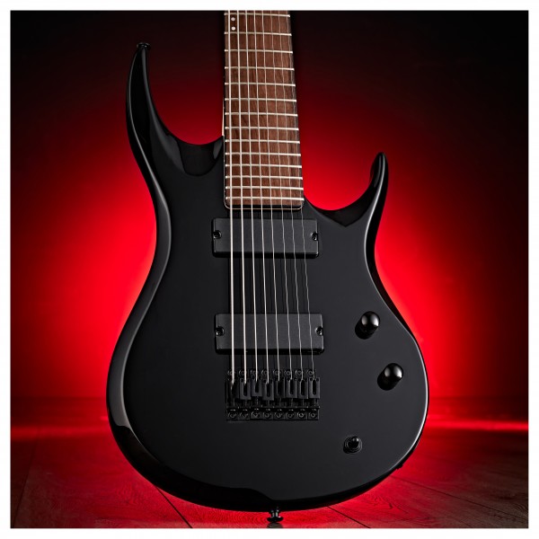 G4M 529 Electric Guitar, 8-String, Jet Black