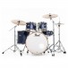 Pearl Decade Maple 22'' Drum Kit w/Hardware, Ultramarine Velvet - Front
