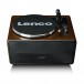 Lenco LS-470 Turntable with Speakers, Walnut - Top without Lid