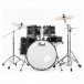 Pearl Decade Maple 22'' Am. Fusion Shell Pack w/Hardware, Slate - Front