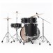 Pearl Decade Maple 22'' Am. Fusion Shell Pack w/Hardware, Slate - Rear Angle 2