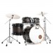 Pearl Decade Maple 22'' Am Fusion Drums w/elementy konstrukcyjne, Satin Black Burst