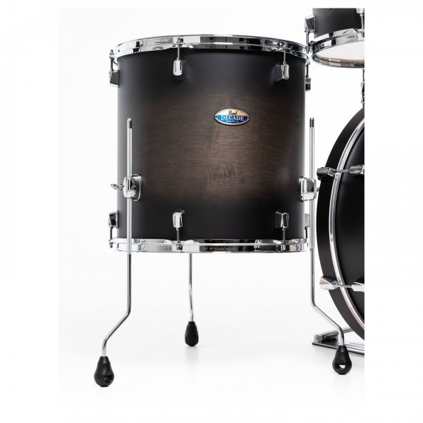 Pearl Decade Maple 22'' Am Fusion Drums w/Hardware, Satin Black Burst - Floor Tom