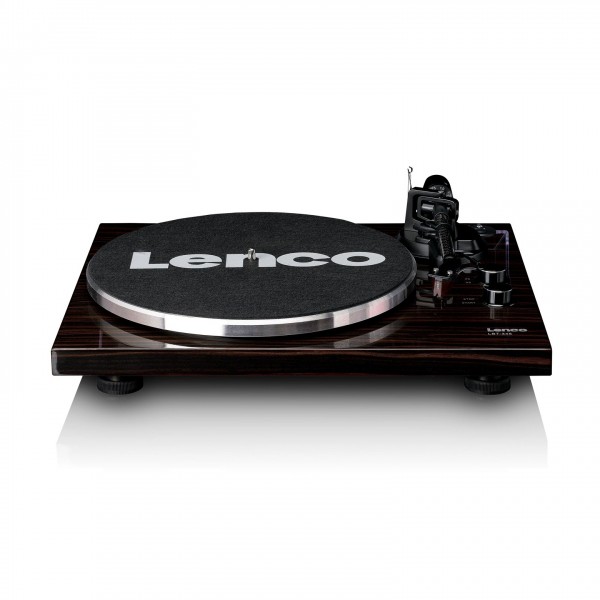 Lenco LBT-345 Bluetooth Turntable - Front with no lid