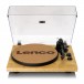 Lenco LBT-335 Bluetooth Turntable, Bamboo - Front Open