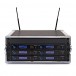 Trantec S5.5 6-Way Rackmounted Wireless Receiver - Front