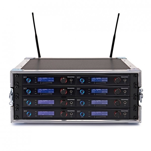 Trantec S5.5 8-Way Rackmounted Wireless Receiver - Front