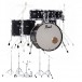 Pearl Decade Maple 22'' 7pc Drum Kit w/Hardware, Satin Slate Black