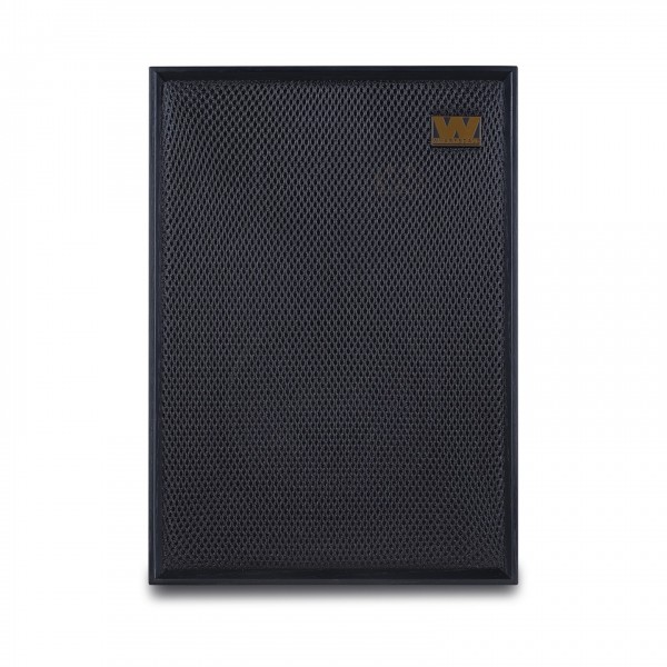 Wharfedale Denton 85 Speakers, Black Oak Front w/ Grille