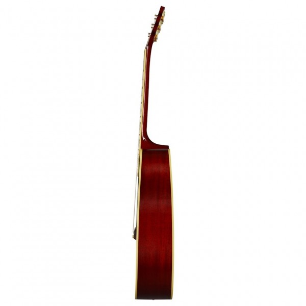 Chitarra elettrica acustica Cherry Sunburst Hummingbird tipo D piano in