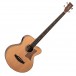 Tanglewood TRABBW Reunion Acoustic Bass, Natural Satin