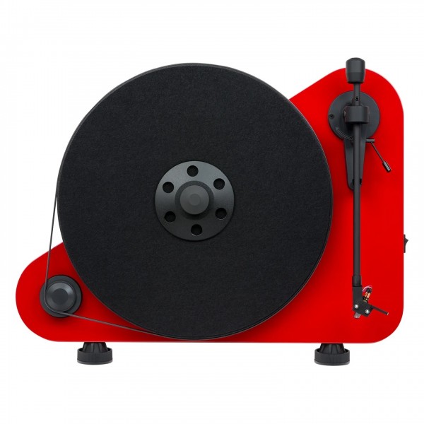 Pro-Ject VT-E-R Vertical Right Handed Turntable, Red