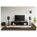 KEF LS50 Meta Speakers (Pair), Carbon Black in living room
