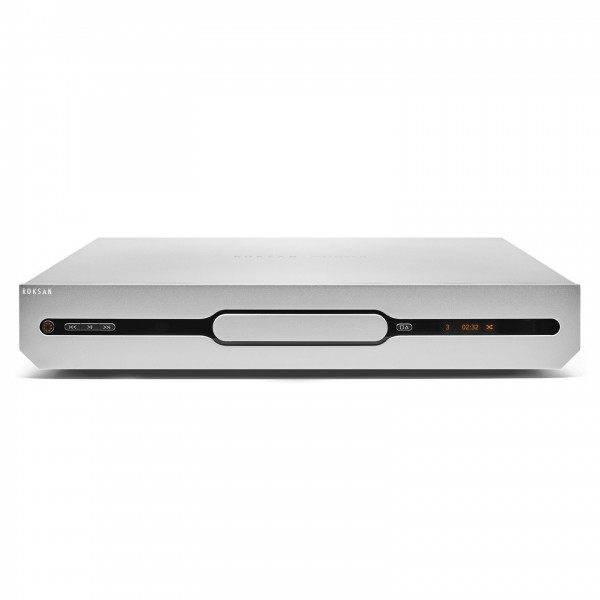 Roksan Attessa CD Transport, Silver Front View 2