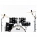 Pearl Export 20'' Fusion Drum Kit w/Free Stool, Jet Black - Rack Toms