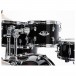Pearl Export 20'' Fusion Drum Kit w/Free Stool, Jet Black - High Tom