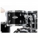 Pearl Export 20'' Fusion Drum Kit w/Free Stool, Jet Black - Mid Tom