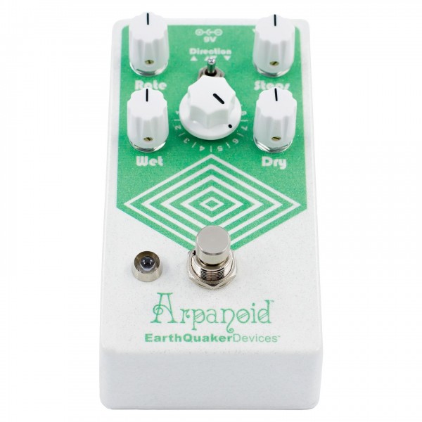 EarthQuaker Devices Arpanoid V2 Polyphonic Pitch Arpeggiator angle top view