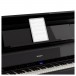 Roland LX-9 Digital Piano, Charcoal Black- music stand