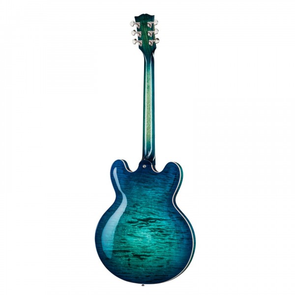 Gibson ES-335 2018, Figured Aquamarine at Gear4music