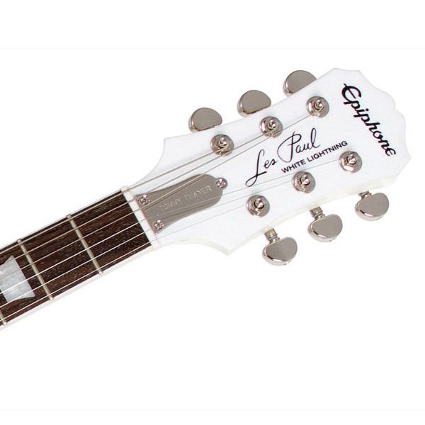 Epiphone Tommy Thayer White Lightning Signature Les Paul Guitar at