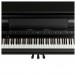 Roland LX-9 Digital Piano, Polished Ebony - top key view