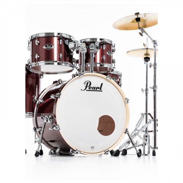 Pearl Export EXX 20" Fusion Drum Kit, Black Cherry Glitter - Bass Drum