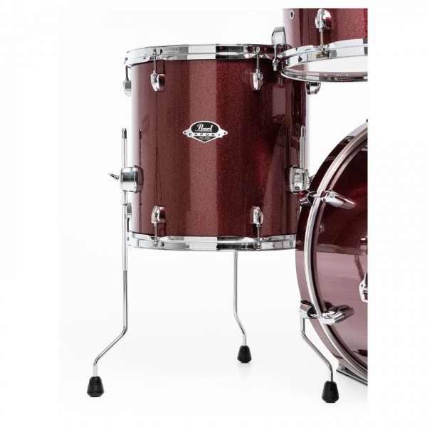 Pearl Export EXX 20" Fusion Drum Kit, Black Cherry Glitter - Floor Tom