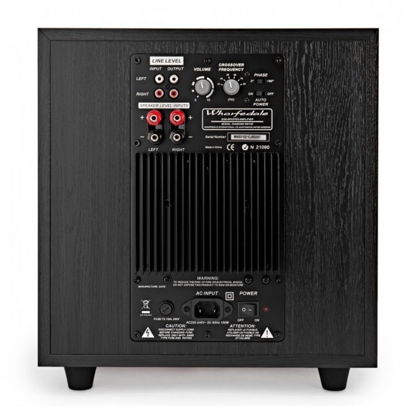 Wharfedale Diamond SW-150 Subwoofer, Black